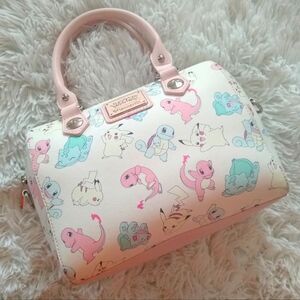 Loungefly Pokémon Starters Pastel Print Purse